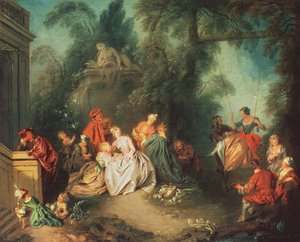 不明な画像 作： Jean Baptiste Joseph Pater