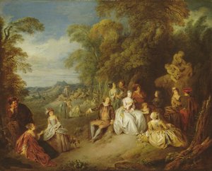 不明な画像 作： Jean Baptiste Joseph Pater