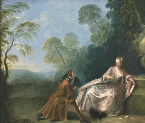 勇敢な会話 作： Jean Baptiste Joseph Pater