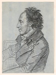 男の肖像 作： Jean Baptiste Joseph Wicar