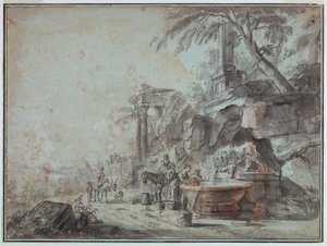 噴水で 作： Jean Baptiste Lallemand