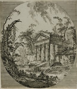 アウグストゥス神殿 作： Jean Baptiste Le Prince