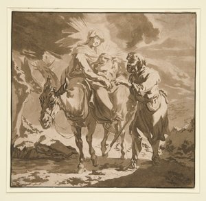 エジプトへの逃避 作： Jean Baptiste Le Prince