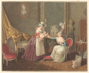 ファンファンのランチ 作： Jean Baptiste Mallet after Henri Nicolas van Gorp