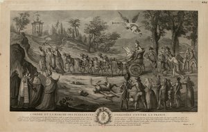 フランスに対する同盟国の行進、1798年、1798年。 作： Jean Baptiste Marie Louvion