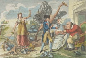 The Ninth of Thermidor, or the English Surprise..., 1795. 作： Jean Baptiste Marie Louvion