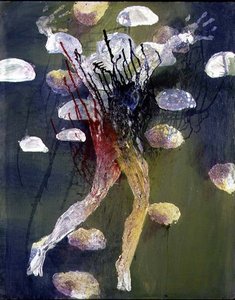 リリープールでの水浴び 作： Jean Baptiste Marie Pierre