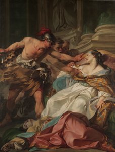 ハーモニアの死、ca。 1740-41。 作： Jean Baptiste Marie Pierre