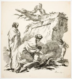 エジプトへの逃避 作： Jean Baptiste Marie Pierre