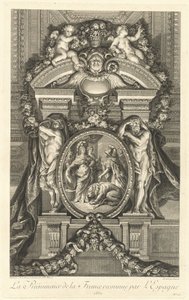 1662年スペインが認めたフランスの優位性 [pl. 17] 作： Jean Baptiste Masse