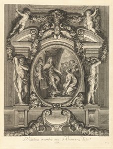 1663 年に美術に与えられた保護 [pl. 24] 作： Jean Baptiste Masse