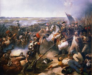1794年6月16日19世紀のフルーラスの戦い 作： Jean Baptiste Mauzaisse