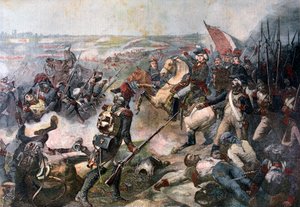 1794年6月26日、フルーラスの戦い、1892年 作： Jean Baptiste Mauzaisse