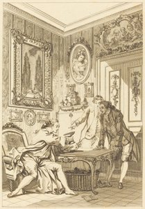 魅惑の杯 作： Jean Baptiste Michel Dupreel after Jean Honoré Fragonard