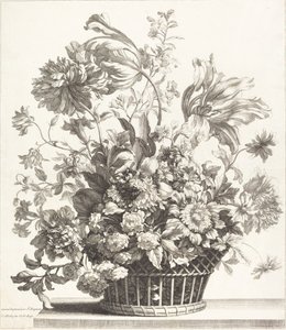 春の花のバスケット 作： Jean Baptiste Monnoyer