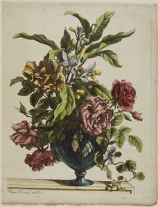花瓶の花 作： Jean Baptiste Monnoyer