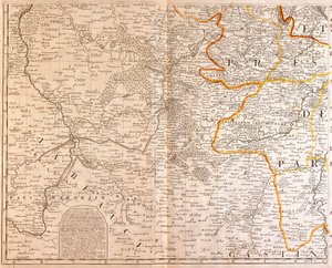 イル・ド・フランスの南西部の地図