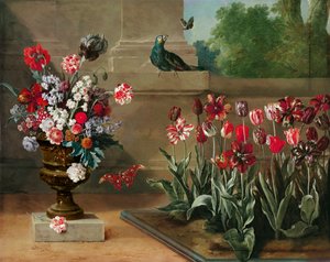 ムッシュドラブリュイエールガーデンのコーナー、1744 作： Jean Baptiste Oudry