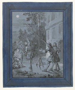 An Animal in the Moon / Un Animal dans la Lune ジャン・ド・ラ・フォンテーヌによる寓話の挿絵（連載タイトル） 作： Jean Baptiste Oudry