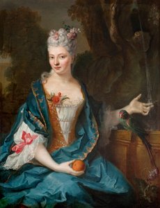 仏語: 庭の貴婦人 作： ジャン・バプティスト・オードリー