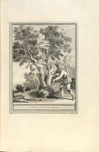 La mort et le bûcheron The Death and the Woodcutter, 1755. 作： Jean Baptiste Oudry