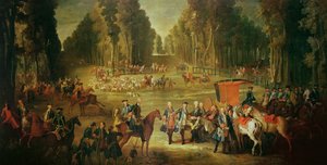 CompiegneでのPuits-du-Roi Huntのミーティング（詳細は202272を参照） 作： Jean Baptiste Oudry