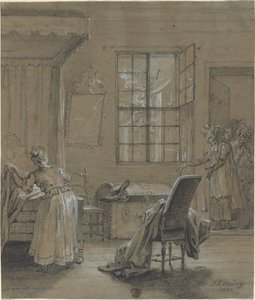 トランクのゴシップ 作： Jean Baptiste Oudry