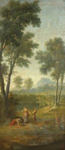 花売り（におい）1749 作： Jean Baptiste Oudry