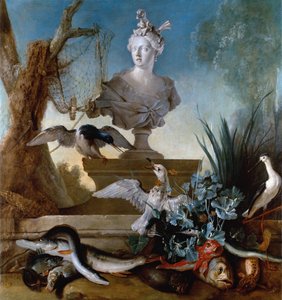 4つの大陸：アジア、1722（115958も参照） 作： Jean Baptiste Oudry