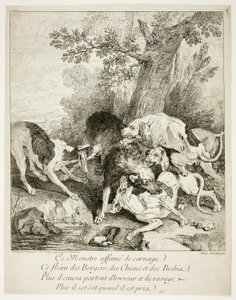 湾の狼 作： Jean Baptiste Oudry