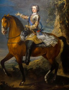 若きルイ15世、フランス王 作： Jean Baptiste & Parrocel Charles (1688 1752) van Loo