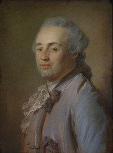 アベル・フランソワ・ポワッソン・ド・ヴァンディエール（マリニー侯爵）（1727-1781）、ペロンノー、ジャン・バティスト（1715-1783）によるもの。ブリストルボードにパステル。寸法：64x50cmストックホルム国立博物館