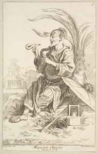 中国の魔術師、1738-45年。