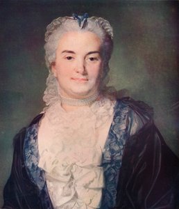 マダムシュヴォテット、1751年 作： Jean Baptiste Perronneau