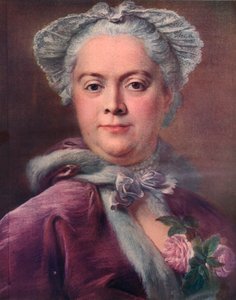 マダムヴァレード、c1746 作： Jean Baptiste Perronneau