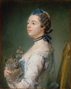 マグダレーヌ・ピンセルー・プ・ラ・グランジェ、パルセヴァル生まれ、1747 作： Jean Baptiste Perronneau