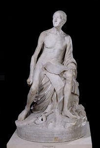 ヴォルテールの座った像（1694-1778）1776（大理石）