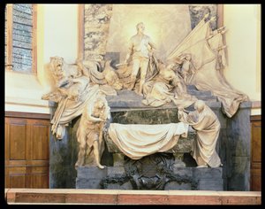 モーリスドサク元帥の墓（1696-1750）1756-77（大理石） 作： Jean Baptiste Pigalle