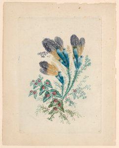 「理想の花ノートの新組曲」より幻想的な花のモチーフ