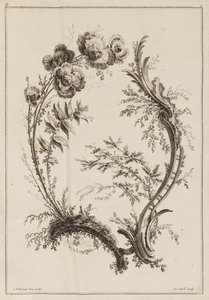 花の枝 作： Jean Baptiste Pillement