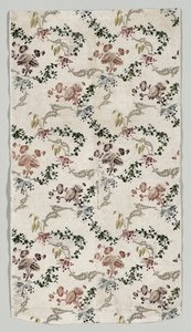ブロケードシルクの長さ、1723-1774。 作： Jean Baptiste Pillement