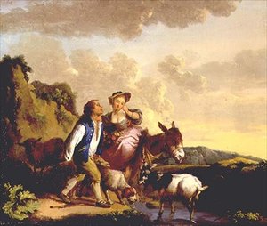 素朴な求婚 作： Jean Baptiste Pillement