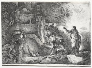 ラザロの復活 作： Jean Baptiste Pillement