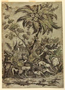 ライオンハント 作： Jean Baptiste Scotin I