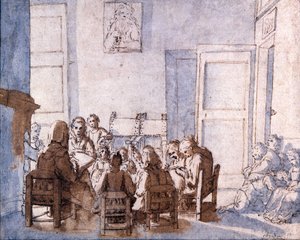 ジャン・バティスト・シャルダン（1699-1779）のデッサン、パルマのグラウコ・ロンバルディ美術館。 作： Jean Baptiste Simeon Chardin