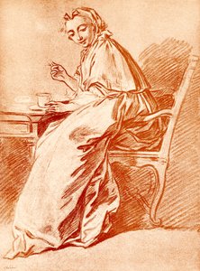 朝食の女性 作： Jean Baptiste Simeon Chardin