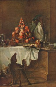 シャルダンの静物、1728、1939。 作： Jean Baptiste Simeon Chardin