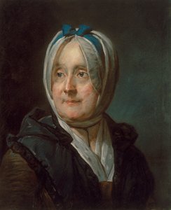シャルダン夫人の肖像 作： Jean Baptiste Simeon Chardin
