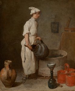 セラーボーイ、1738年 作： Jean Baptiste Simeon Chardin