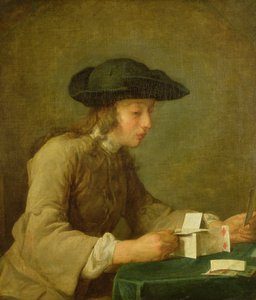 カードの家 作： Jean Baptiste Simeon Chardin